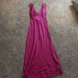 Abercrombie & Fitch Fuchsia Backless Dress